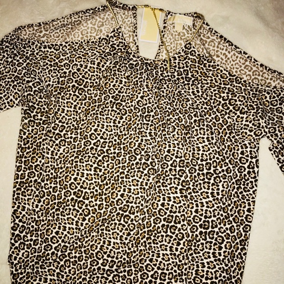 BNWT XL Michael Kors cold shoulder w/jewelry - Picture 8 of 8
